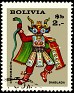 Bolivia - 1968 - Bolivian Folk Dances. Diablada - $B2 - Multicolor - Dances - 0